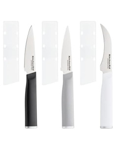 Juego de Cuchillos de Pelar KitchenAid 3 Piezas Acero Inoxidable