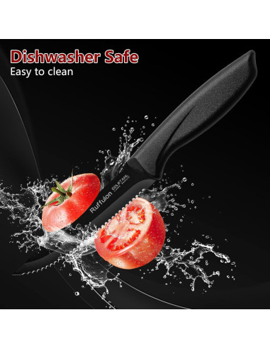 Set de 4 Cuchillos para Carne Ruffulon de Acero Inoxidable