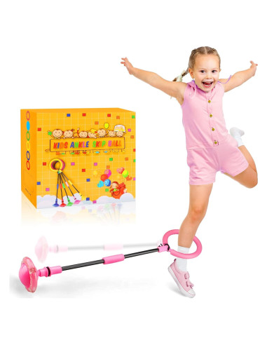 Bola de Salto Chridark Rosa para Niños - Juguete Plegable