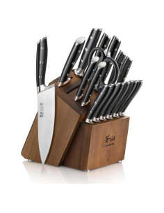 Juego de Cuchillos de 17 Piezas Cangshan Alps Acero Alemán