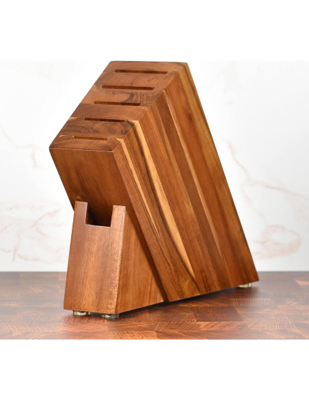 Conjunto de Cuchillos Yaxell Super Gou 7 Piezas Acero Damasco