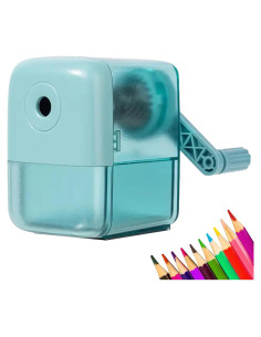 Sacapuntas Manual ZQS X60 Verde para Lápices 6.5-8 mm