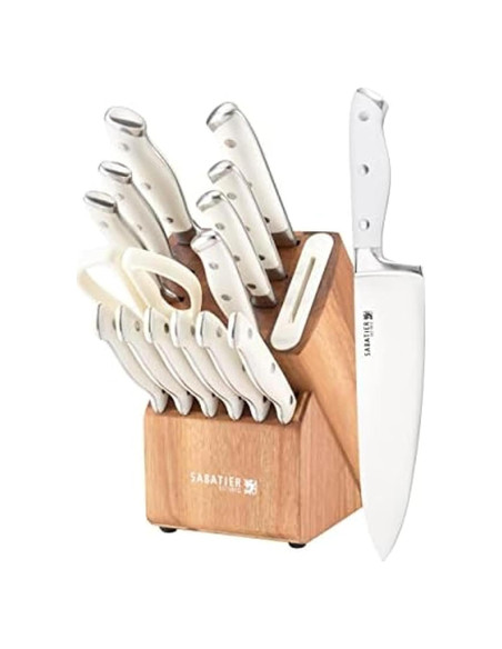 Juego de cuchillos de cocina Sabatier 15 piezas con afilador