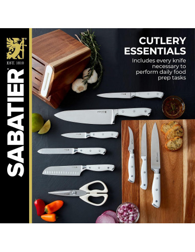 Juego de cuchillos de cocina Sabatier 15 piezas con afilador