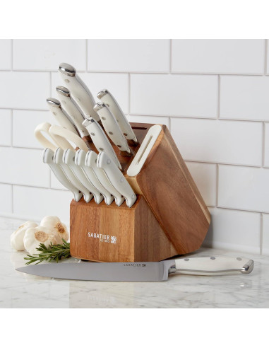Juego de cuchillos de cocina Sabatier 15 piezas con afilador