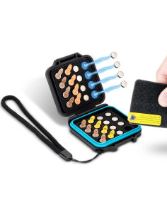 Soporte de Batería Tamaño 312 13 10 + Estuche LR44 2