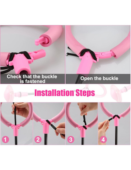 Bola de Salto Chridark Rosa para Niños - Juguete Plegable