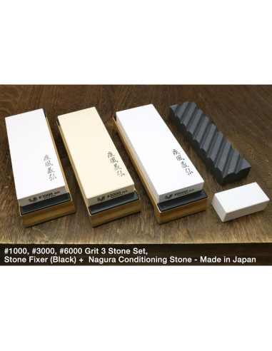 Juego de Piedras de Afilar Japonesas Yoshihiro Toishi 20.3cm