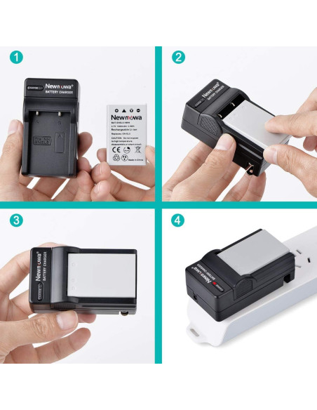 Batería de Reemplazo Newmowa EN-EL5 + Cargador para Nikon