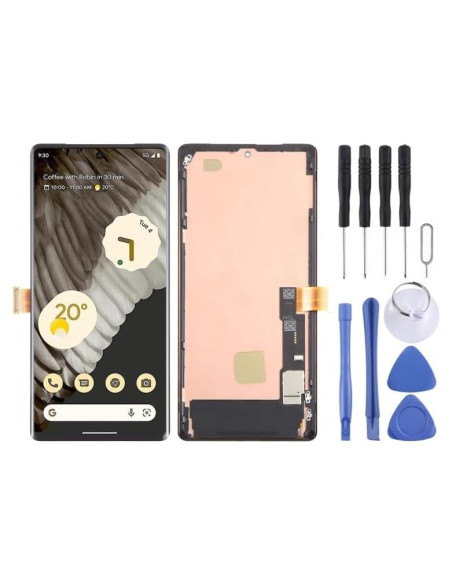 Pantalla LCD Google Pixel 7 Pro WANGJIANBO Con Marco Completo