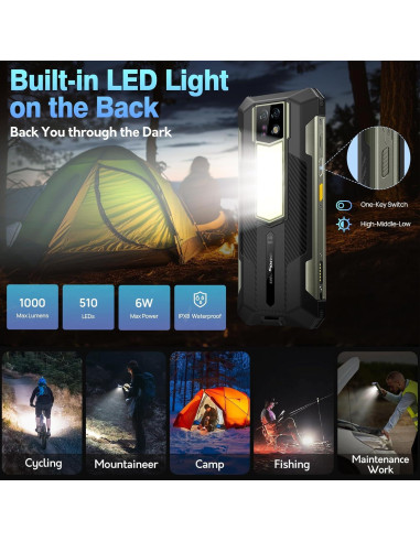 Ulefone Armor 24 Teléfono Resistente 22000mAh 24GB RAM 256GB