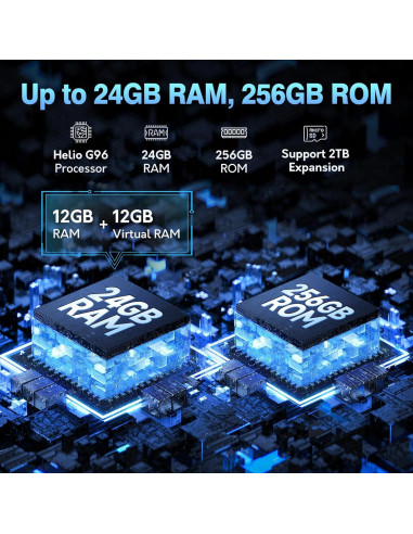 Ulefone Armor 24 Teléfono Resistente 22000mAh 24GB RAM 256GB