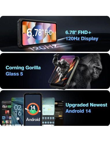 Ulefone Armor 24 Teléfono Resistente 22000mAh 24GB RAM 256GB