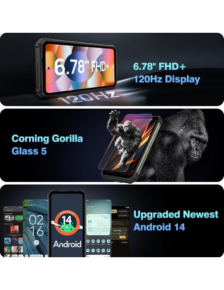 Ulefone Armor 24 Teléfono Resistente 22000mAh 24GB RAM 256GB