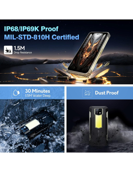 Ulefone Armor 24 Teléfono Resistente 22000mAh 24GB RAM 256GB