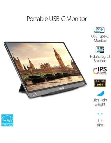 Monitor Portátil ASUS ZenScreen MB16ACE 15.6" Full HD USB-C