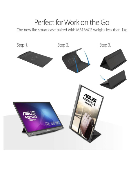 Monitor Portátil ASUS ZenScreen MB16ACE 15.6" Full HD USB-C