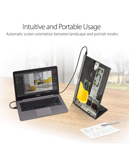 Monitor Portátil ASUS ZenScreen MB16ACE 15.6" Full HD USB-C