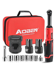 Llave de Carraca Eléctrica AOBEN 12V Inalámbrica 40 Nm