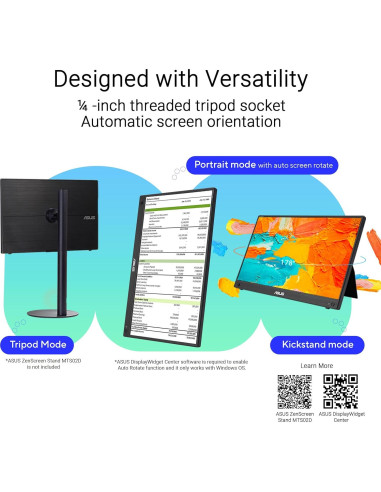 Monitor Portátil ASUS ZenScreen Touch 15.6" FHD IPS Batería