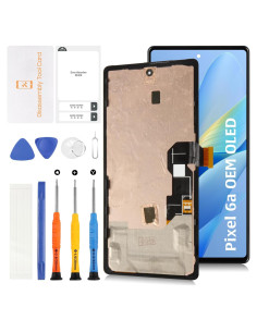 Pantalla OLED con Marco Negro para Google Pixel 6A 6.1"