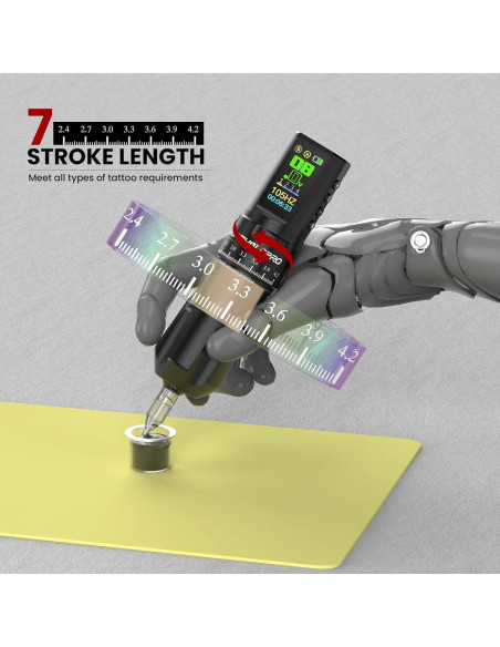Máquina de Tatuaje Inalámbrica Wormhole AQUILA 1800mAh