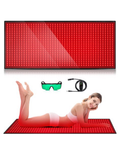 Alfombra de Terapia de Luz Roja GMOWNW 180x79cm 1280 LEDs