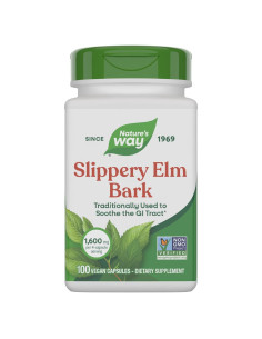 Corteza de Olmo Resbaladizo Nature's Way 100 Cápsulas Veganas
