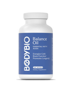 Aceite Balance BodyBio 180ml - Omega 3 y 6 Prensados en Frío