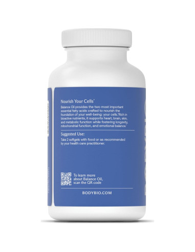 Aceite Balance BodyBio 180ml - Omega 3 y 6 Prensados en Frío