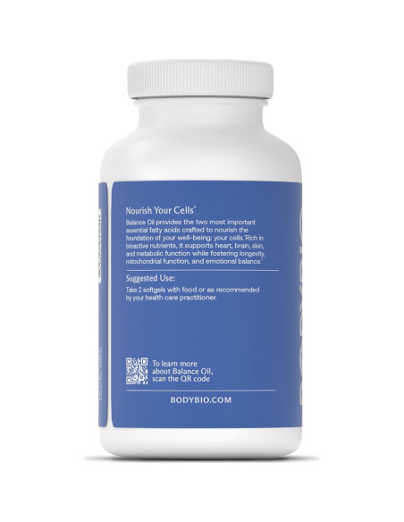 Aceite Balance BodyBio 180ml - Omega 3 y 6 Prensados en Frío