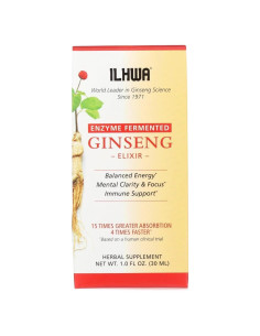 Ginseng Enzimático Líquido IL HWA 30.9g - Nature's Best