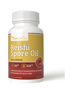 Aceite de Esporas de Reishi YongWell 500mg - 60 Gelatinas Blandas 2