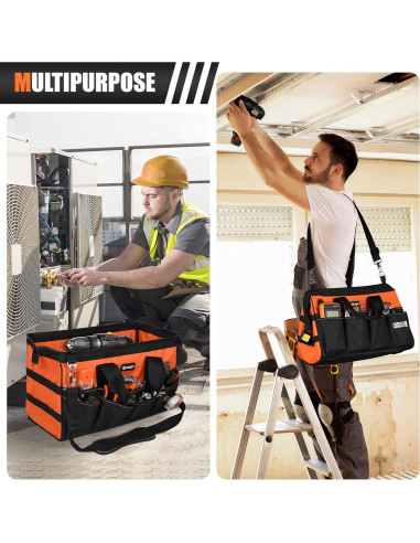 Bolsa de Herramientas UUP 46 cm 16 Bolsillos Naranja