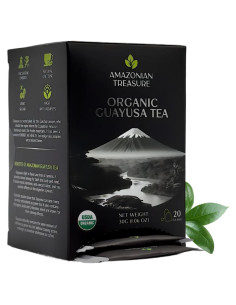 Té Guayusa Orgánico Tesoro Amazónico - Caja 20 Bolsitas 65g