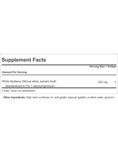 Suplemento Hoja de Morera Blanca Andrew Lessman 180 Softgels 2
