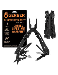 Multiherramienta EDC 15-en-1 Gerber Gear Suspension-NXT Negra