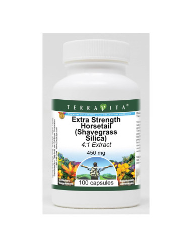 Extracto de Cola de Caballo TerraVita 450 mg 100 Cápsulas