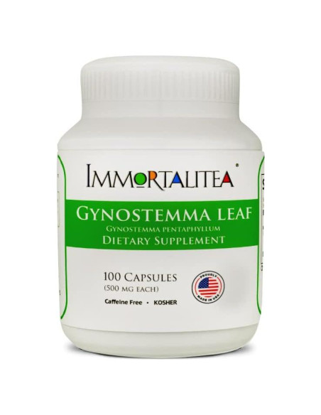 Cápsulas de Gynostemma Immortalitea 500mg - Suplemento Natural