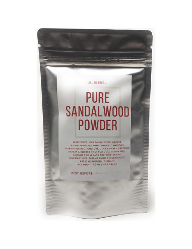 Polvo de Sándalo Puro 100% Natural - Grado Culinario 42.5g