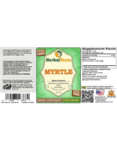 Glicerita de Mirto Orgánico HerbalTerra 120 ml Sin Alcohol 2