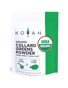 Polvo de Col Rizada Orgánica KOYAH 60g - Liofilizado, Vegano