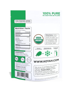 Polvo de Col Rizada Orgánica KOYAH 60g - Liofilizado, Vegano 2