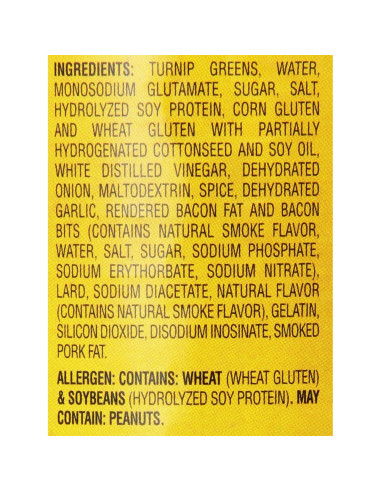 Verduras de Nabo Sazonadas Sylvia 12 Latas 410g - Sabor Soul