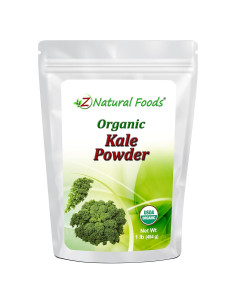 Polvo de Kale Orgánico Z Natural 0.45 kg - Suplemento Vegano