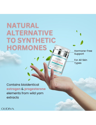 Crema de Ñame Silvestre OLIDIVA 100 ml - Equilibrio Hormonal