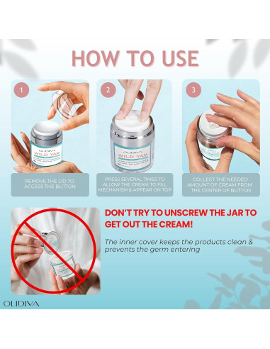 Crema de Ñame Silvestre OLIDIVA 100 ml - Equilibrio Hormonal