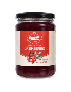 Mermelada de Lingonberries Sanniti 400g - Importada de Suecia