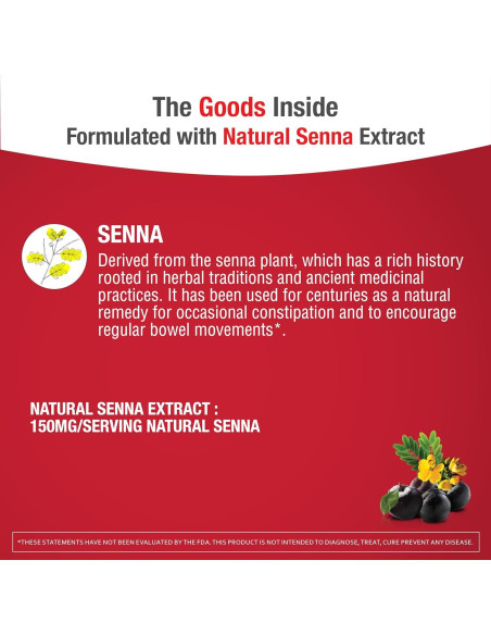 Prunelax Laxante Vegano 20 Tabletas Alivio Nocturno Estreñimiento