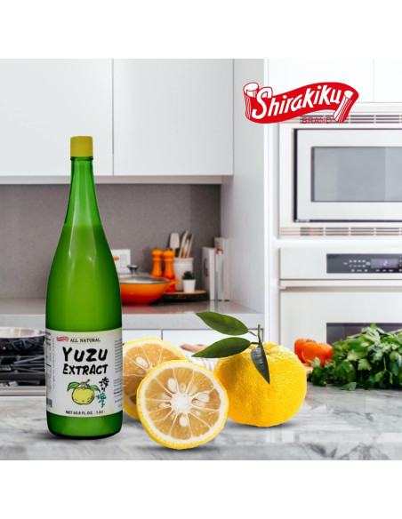 Extracto de Yuzu Puro Shirakiku - Jugo Cítrico Japonés 1.8 L